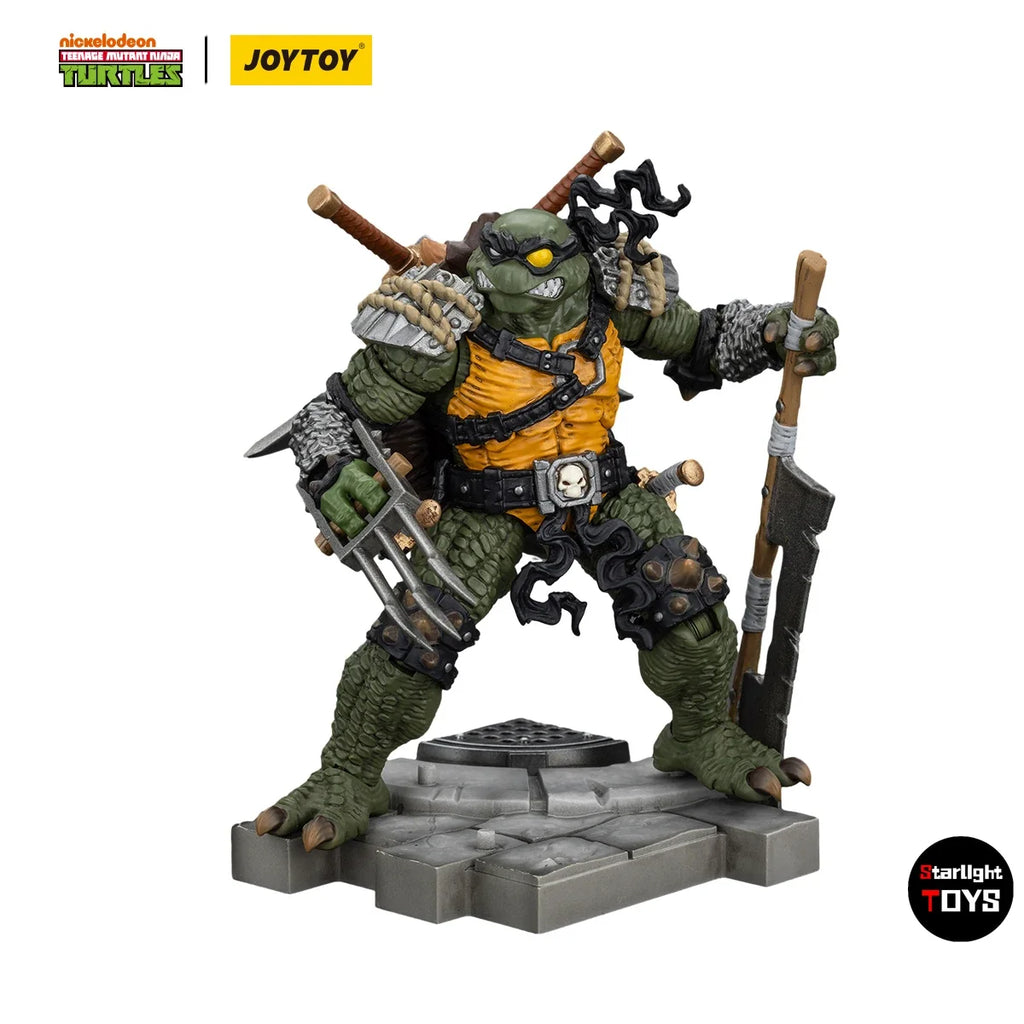 JOYTOY 1/18 Action Figure TMNT Krang Slash Tokka Model Toy Gifts