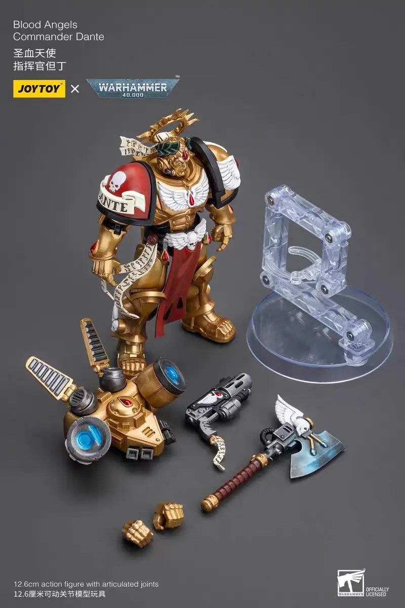 【In Stock】JOYTOY Warhammer 40K Blood Angels Commander Dante 1/18 Action Figures Toys Ornaments Collection