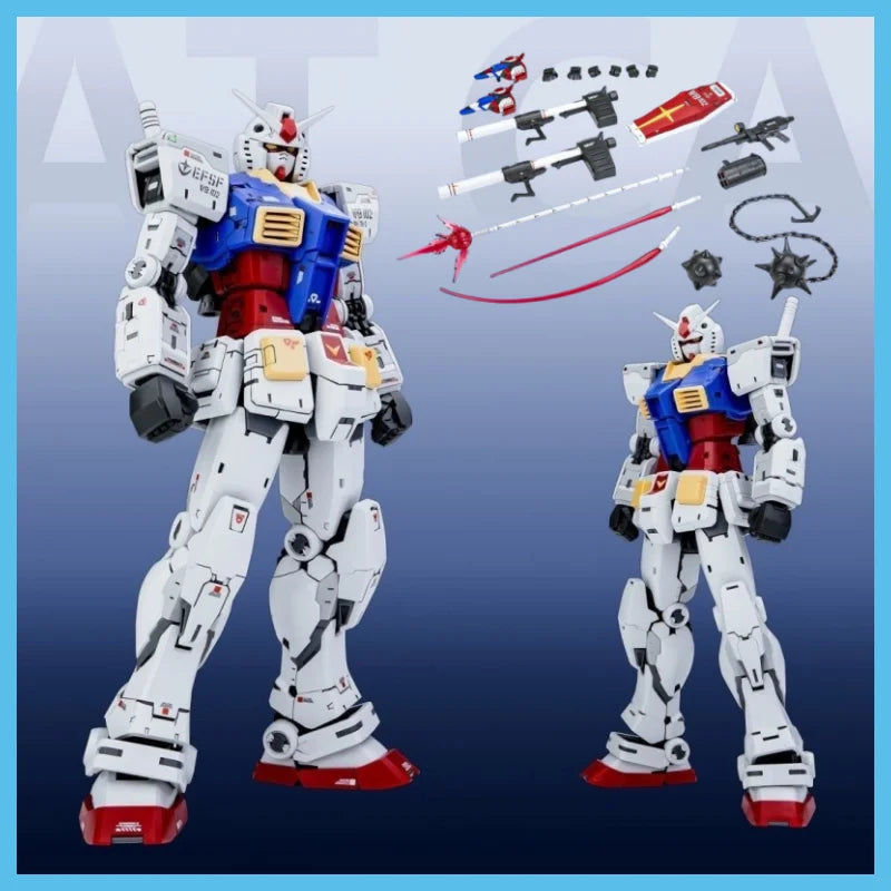 Hot Fat Cat Model Rg 1/100 Model Rx-78-2 Ver 2.0 Assembly Model Kit Rgu Movable Joints Collectible Robot Kits Models Gifts Toys