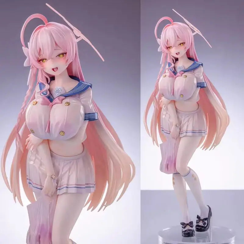 Epic-Works Blue Archive Figure Urawa Hanako 1/7 Anime Girl Pvc Action Figure Toy Adult Statue Game Collection Model Doll 27cm