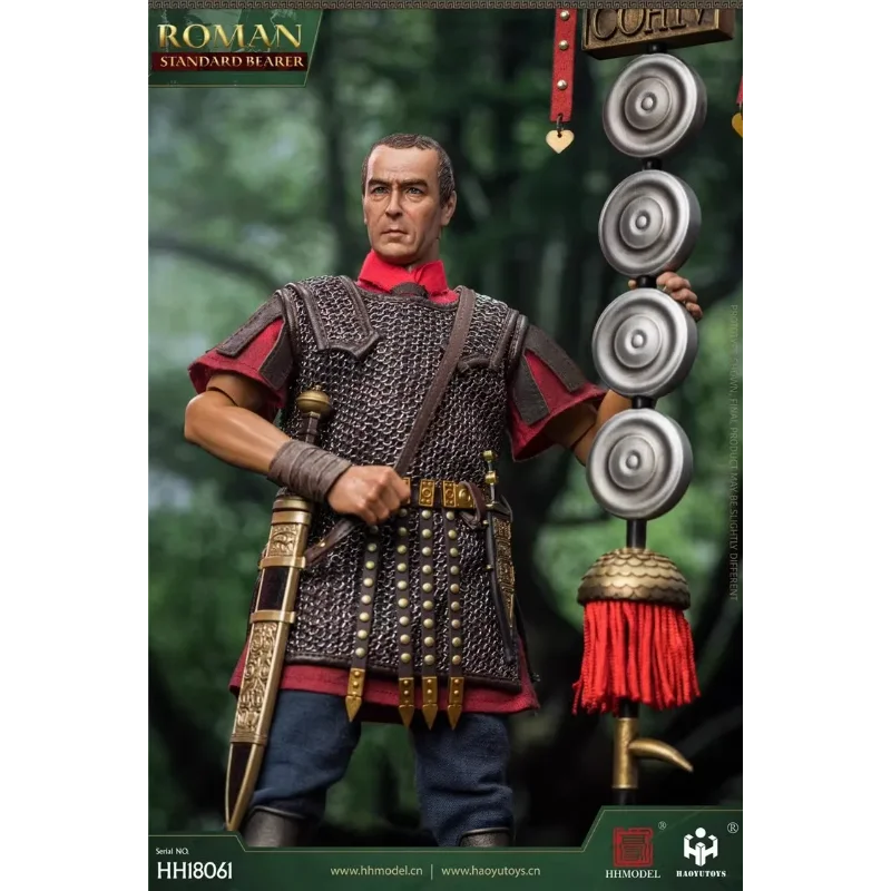 【Spot Goods】HHMODEL & HAOYUTOYS HH18061 1/6 Male Soldier Imperial Legion Rome Flag Bearer Full Set 12'' Action Figure Model