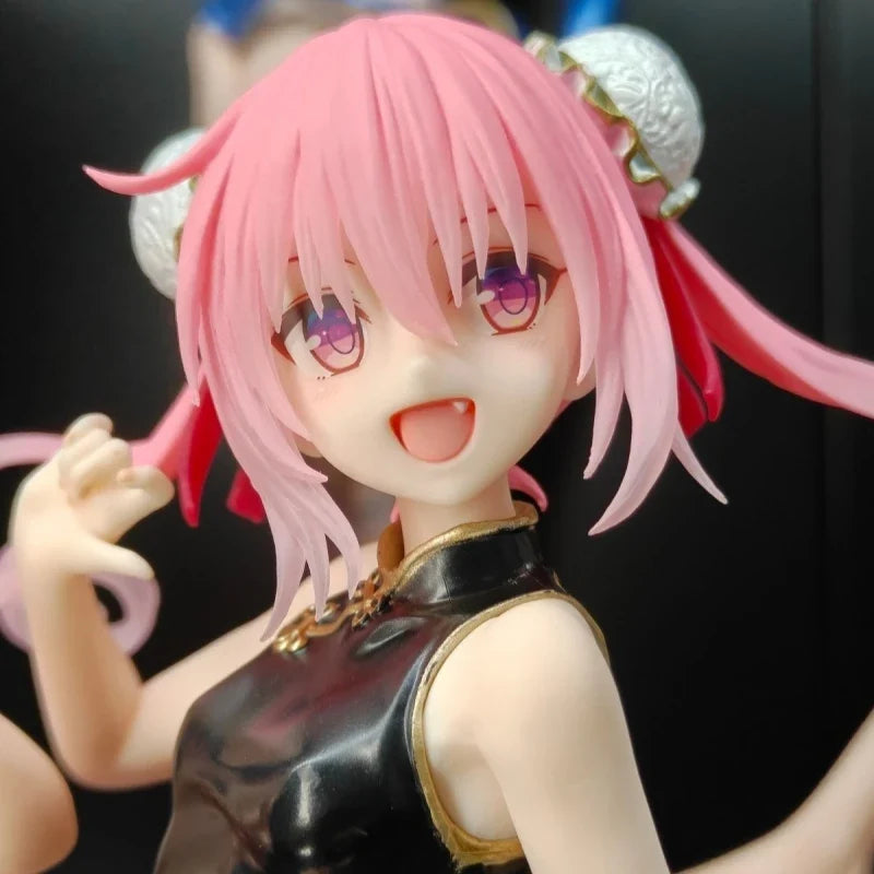 In Stock Taito Original Genuine To Love-Ru Darkness Desktop Cute Figure Nana Astar Deviluke Chinese Dress 13cm Model Toy Figures