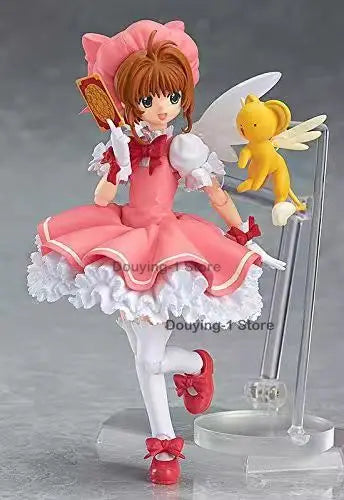 In Stock Original Figma 244 Kinomoto Sakura Magic MaxFactory Action Figure PVC Anime Model Toys Collection
