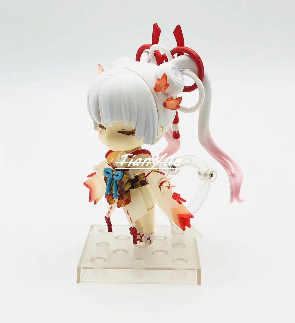Anime Onmyoji SSR Shiranui 1608 cute girl Articulated Figure Model Toys Christmas Gift 10cm