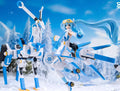 2026 Neue Hatsune Miku Snow Miku Echoing Frost Limited Edition Rentier-Schneemobil-Bausatz mit Umhang Anime Figur Spielzeug