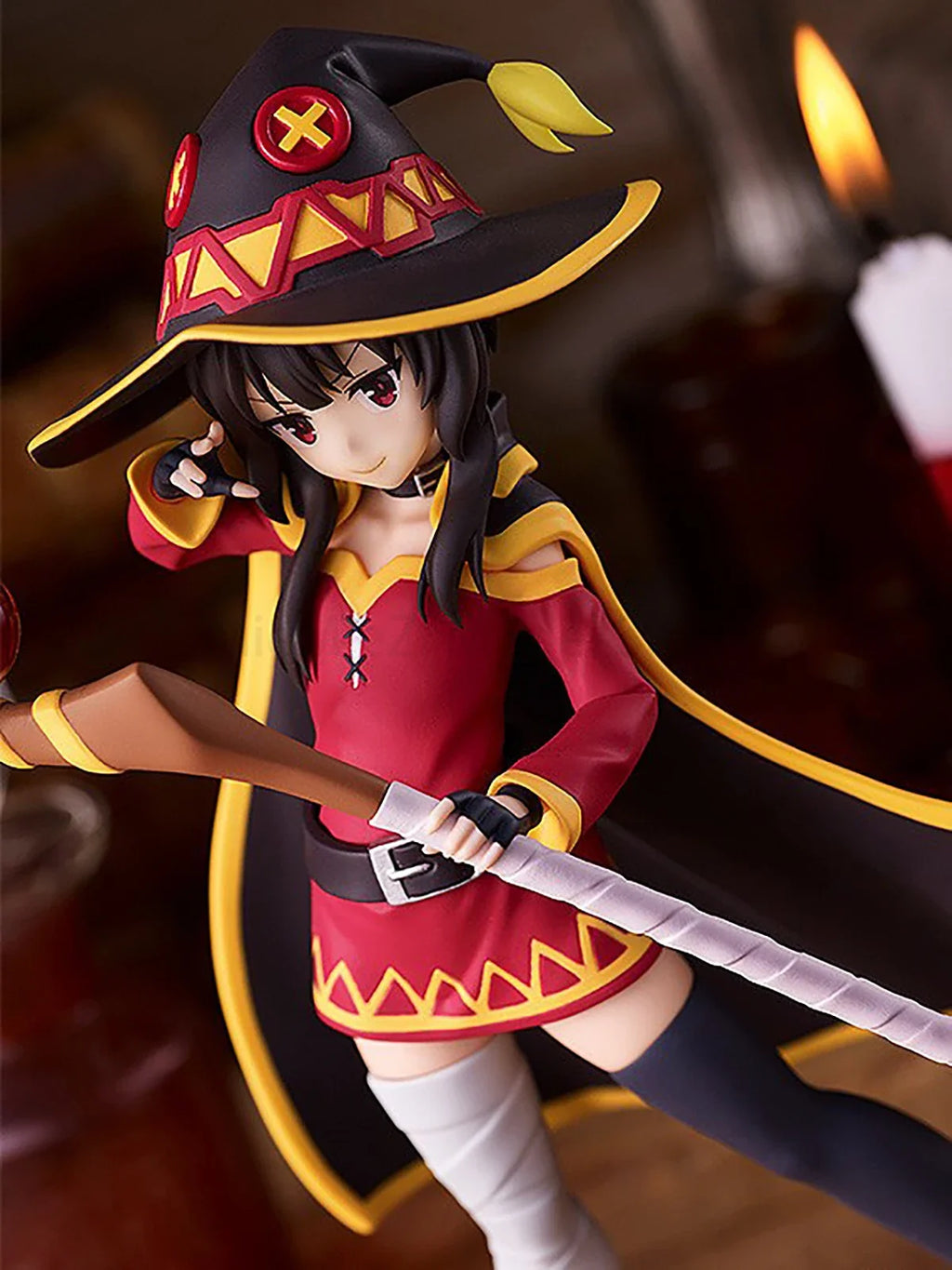 In Stock Genuine Max Factory Prepainted Pop Up Parade Eiga Kono Subarashii Sekai Ni Shukufuku O! Kurenai Densetsu Megumin Gift
