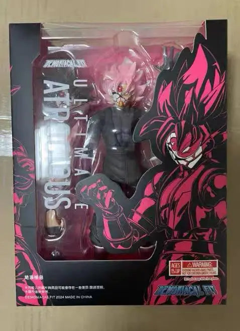 Demoniacal Fit DF Dragon Ball SH Figuarts SHF Ultimate Atrocious Black Goku PinkZamasu Anime Action Figures Collection Model Toy