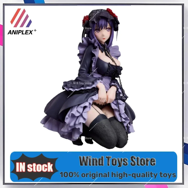 Original ANIPLEX My Dress-Up Darling 14cm Marin Kitakawa Statuette PVC Model Doll Toy Collection for Gift Children