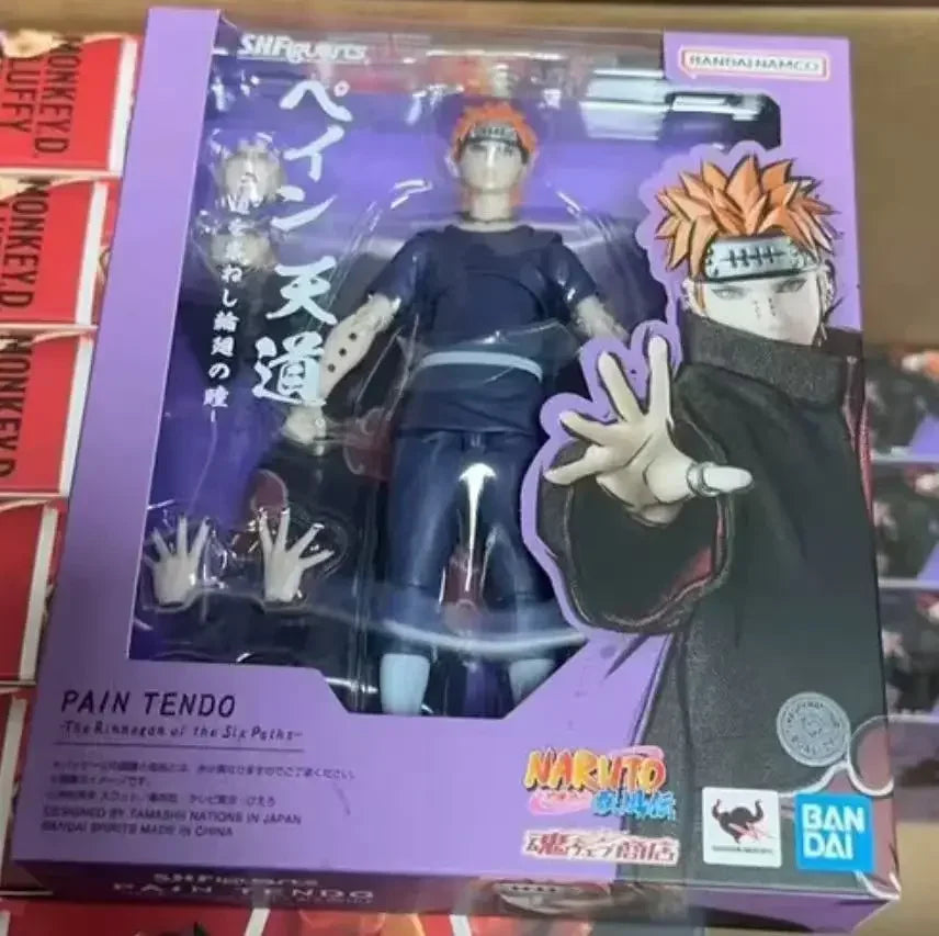 Original Bandai S.H.Figuarts Shf  Shippuden Pain Tendo In Stock Anime Action Collection Figures Model Toys
