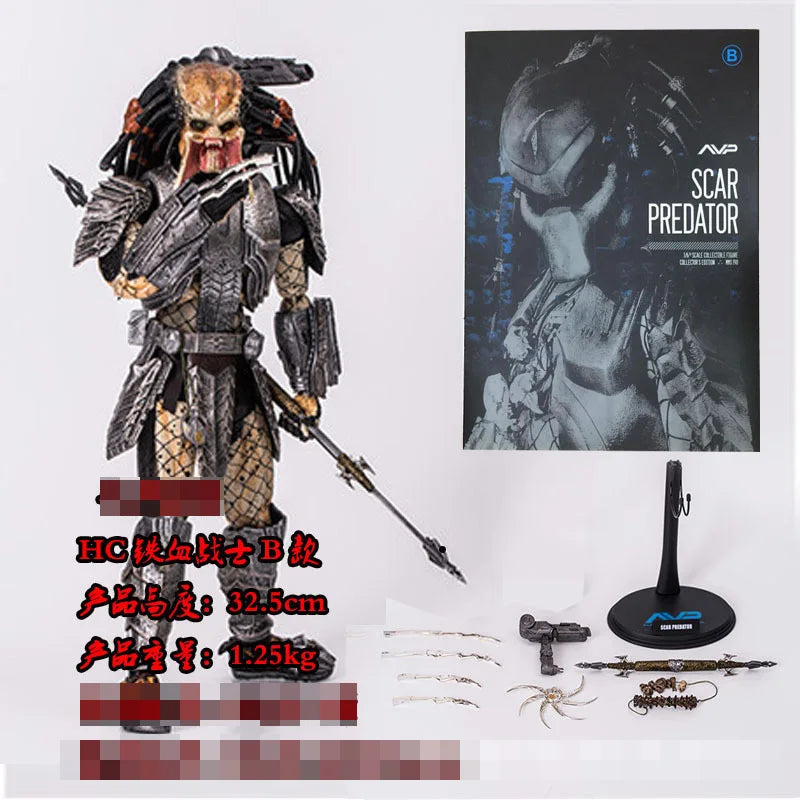The Predator Action Figure Scar Predator Alien vs. Predator 1/6 Scale Hot Toys Celtic Predator Collection Action Figure Mold