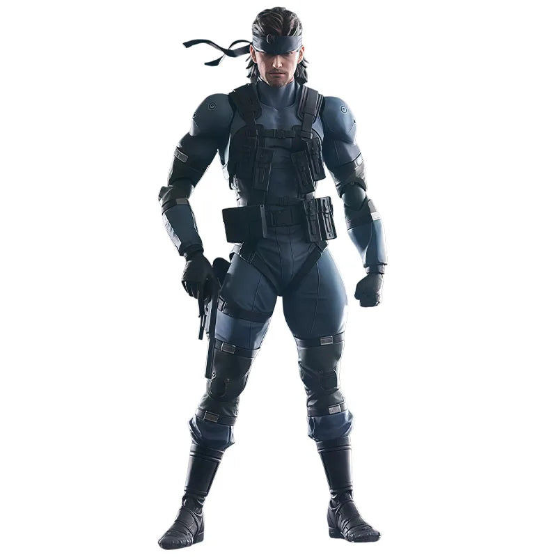 Max Factory Original Figma 645 Solid Snake 160mm Anime Action Figures Toys for Boy Christmas Gift Collectible Model Ornaments