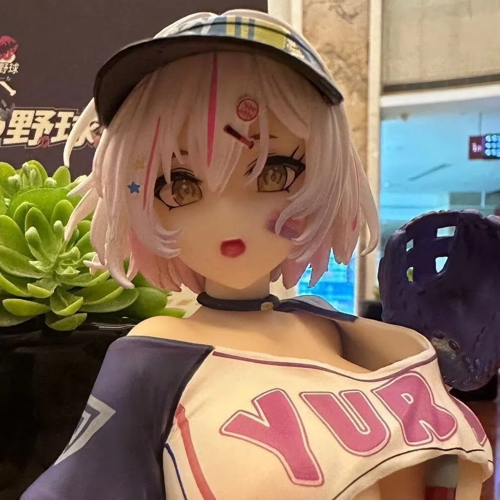 19cm Baseball Girl Anime Figure Model Statue Collection Desktop Decoration Ornament Toy Gift for Fans