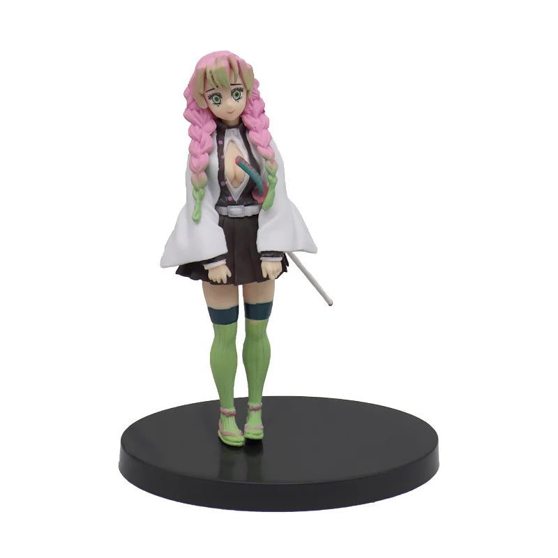 Anime Demon Slayer Kimetsu No Yaiba Sanemi Mitsuri Obanai Muichirou Kyoujurou Tengen PVC Action Figures Model Dolls Toys Gifts