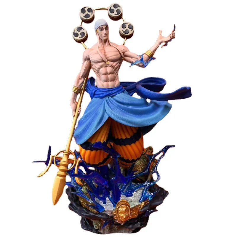 Anime One Piece Figure Thunder God Enel Rumble-Rumble Fruit User Action Figure Toys Statue Collection Decoration Birthday Gifts