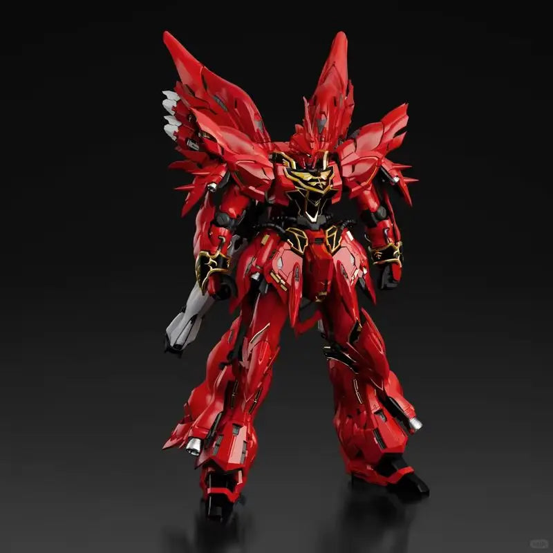 In Stock Comet Model 1/100 Mg The Red/White Comet Msn-06s Sinanju Gk Sytle Assembly Model Kit Plastic Model Action Figure Toy