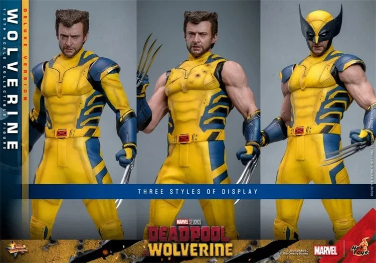 In Stock Hot Toys MMS753/754 1/6 Scale Male Deadpool and Wolverine Normal/Luxury Edition Full Set 12in Action Figure Model