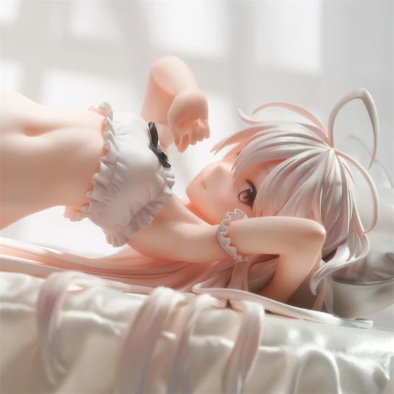 Ssr Figure  1/7 Scale Kasugano Sora From 'The White Haired Girl Who Gets Up' Waking Up Sauce Painting Forest Action Figure Toy