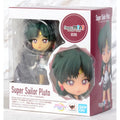 BANDAI Sailor MoonS Action Figures Meiou Setsuna Q-version Active Joint Figures Figuarts Mini Standing Doll Toys Original