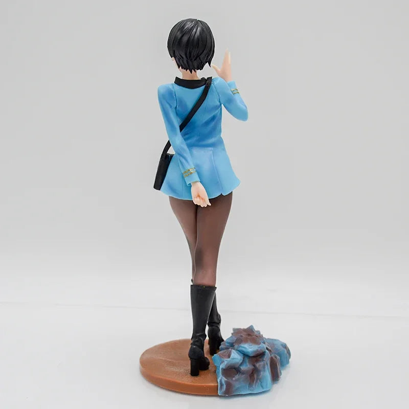 20cm Star Trek Bishoujo Vulcan Science Officer Anime Figures Salute Girl Action Figurine Pvc Statue Collection Model Doll Toy