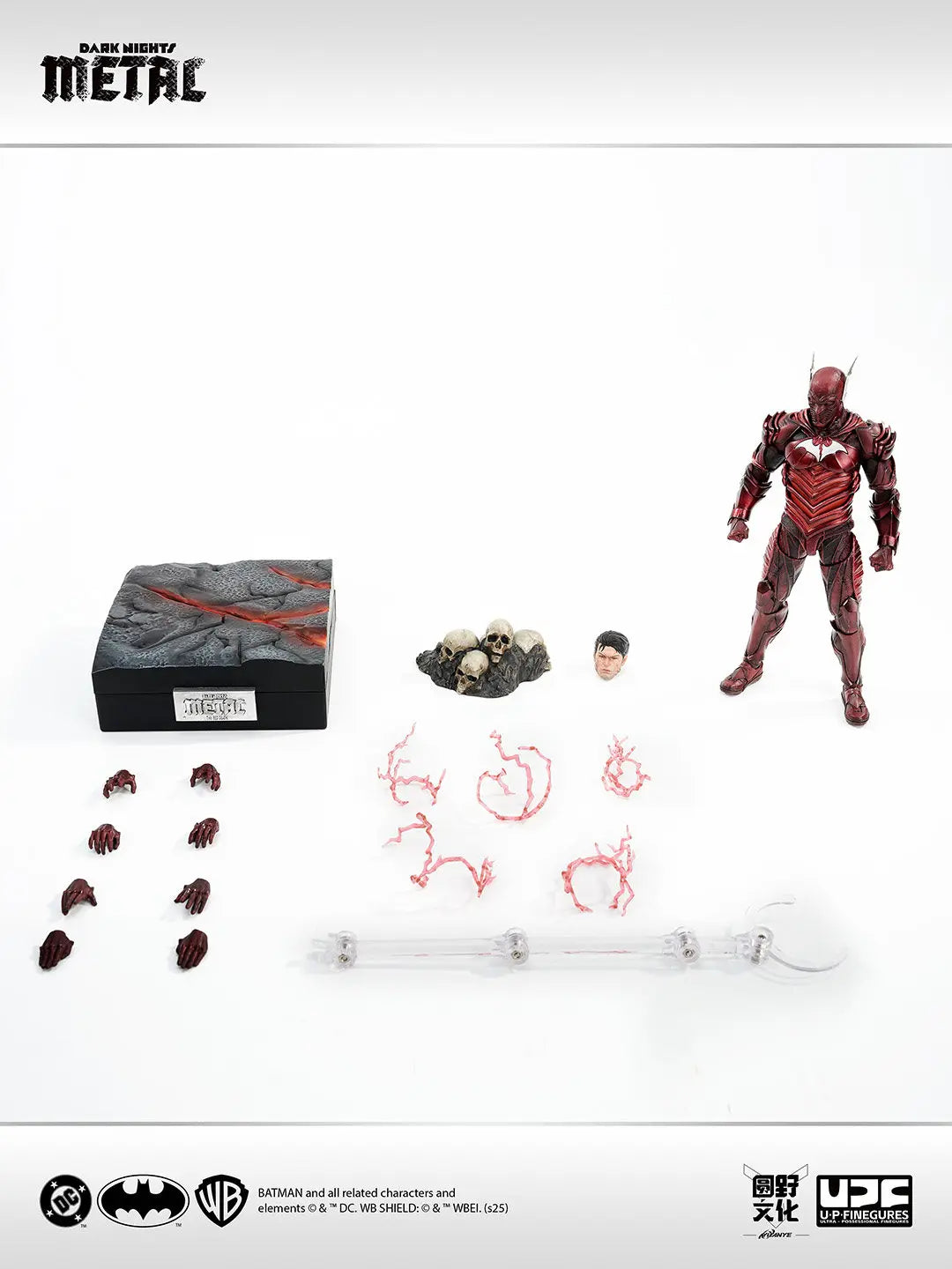 Original Round Culture U P Finegures Roter Tod Dc Dark Knights Metal 1/12 Lpzz Action Anime Figur Geschenke Spielzeug Dekoratives Geschenk