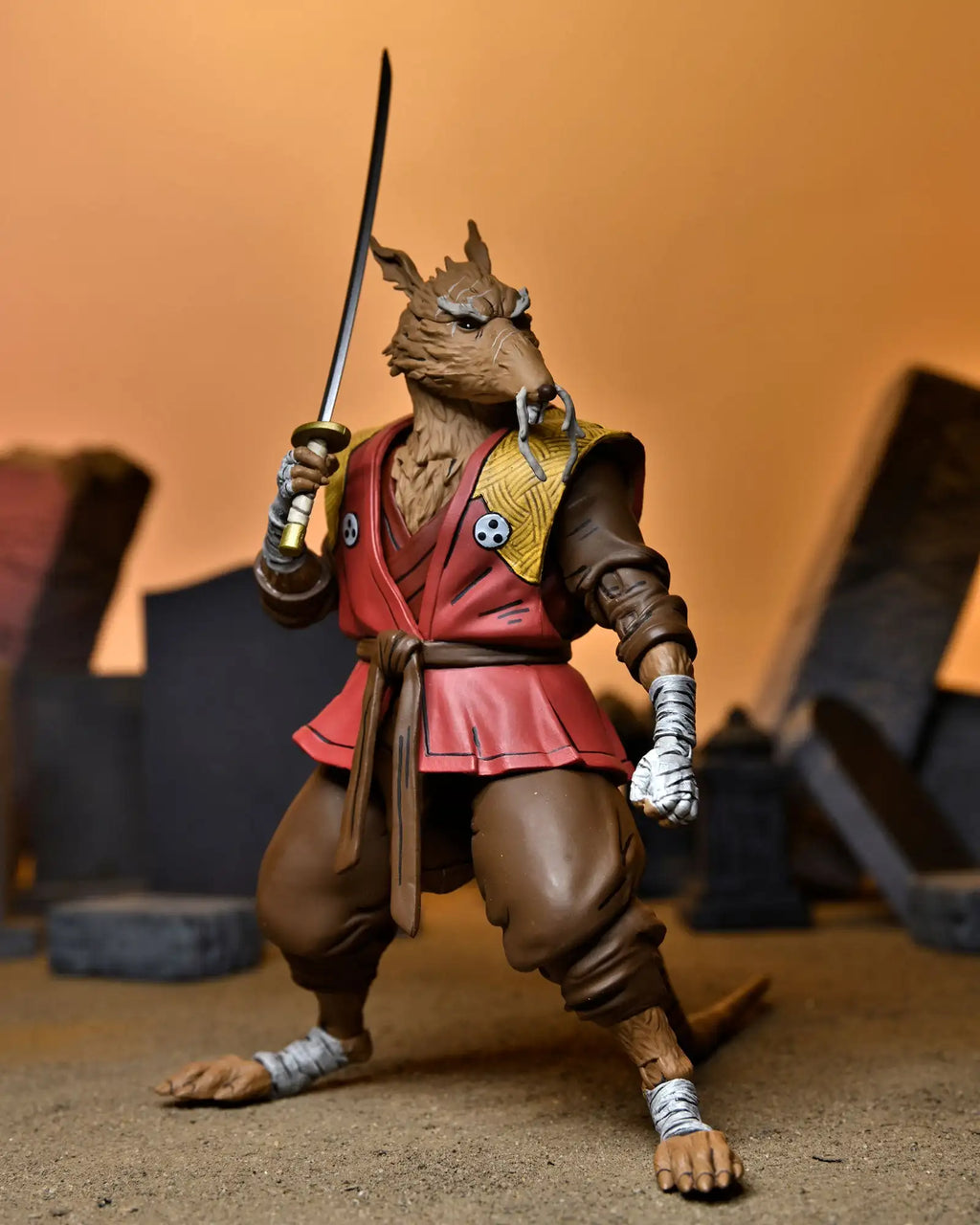 NECA 54351 Toys Teenage Mutant Ninja Turtles The Last Ronin Action Figure Ultimate Splinter 18 cm Original Doll Model TMNT