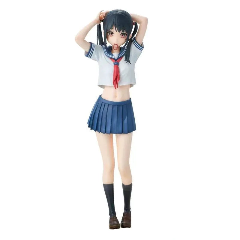 Lnside the sailor suit, the student uniforms the beautiful girl's hand-made secondary artwork decoration model.