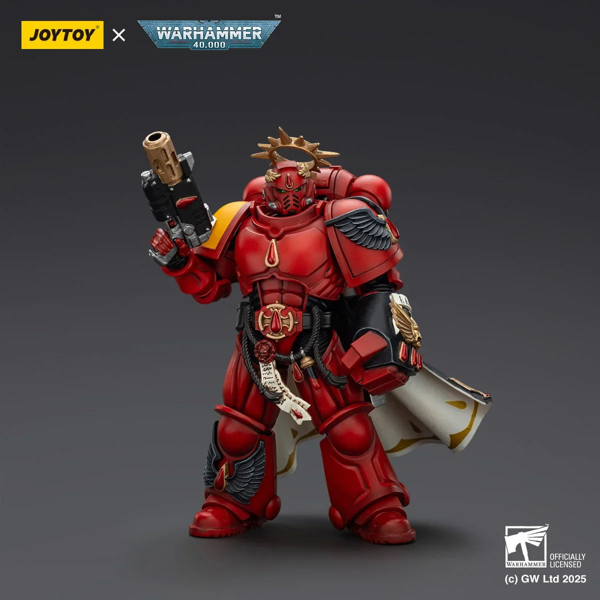【MT】JOYTOY Warhammer 40K Blood Angels Captain with Inferno Pistol & Power Fist 1/18 Action Figure Model Toys