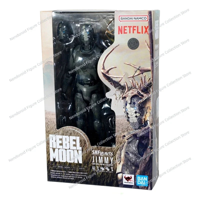 In Stock Bandai S.H.Figuarts SHF Rebel Moon: A Child of Fire Kora Jimmy Animation Action Figure Toy Model Collection Hobby