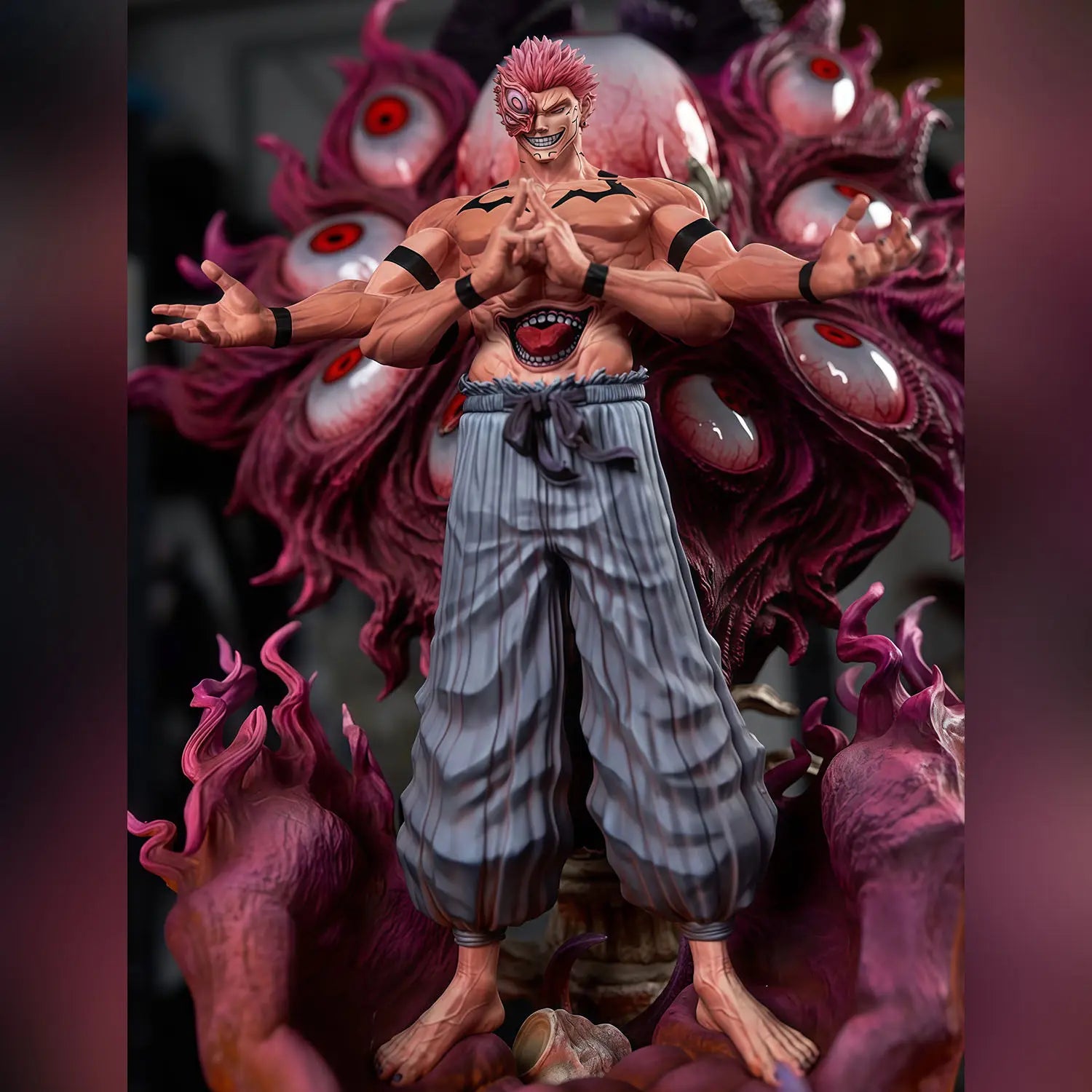 Jujutsu Kaisen Anime Statue: Ryomen Sukuna Early Form, 12 inch (30cm) Collectible Model Figure, Cursed Spirit Display