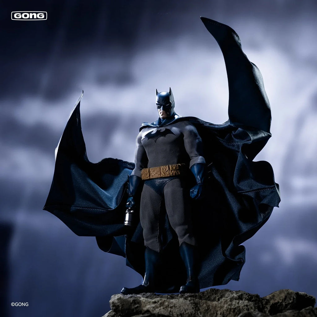 GONG DC Hush Batman 1/12 Action Figure Commoner People Movable Joints Doll Head Sculpture Comic Anime Collection Model Toys Gift