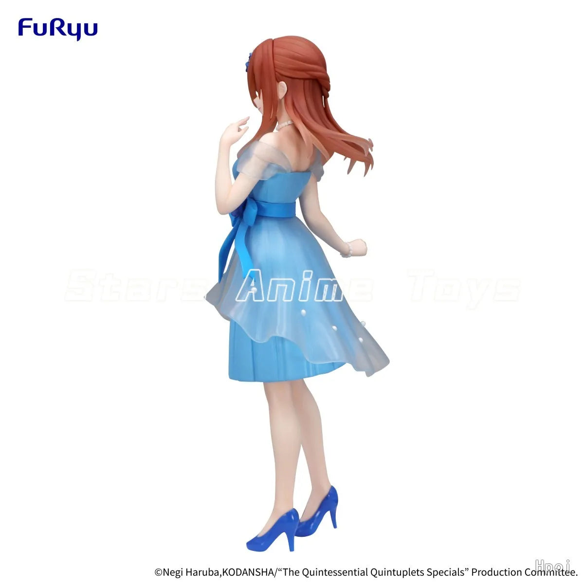 Original FuRyu Trio Try IT Figure The Quintessential Quintuplets Nakano Miku Soft Color Anime Handmade Model Collection Toy