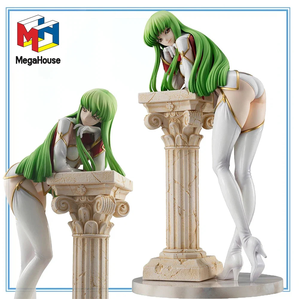 100% Original in Stock MegaHouse G.E.M. Code Geass: Fukkatsu No Lelouch C.C. Pilot Suit Ver. Anime Figure Collection Series