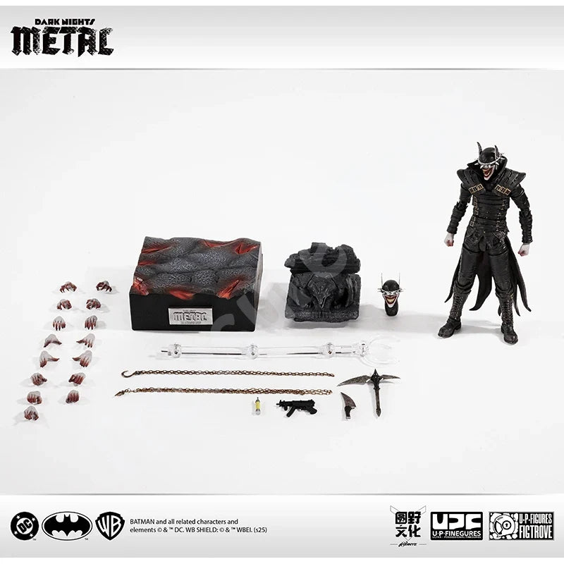Original LPZZ Toys U-P-Finegures 16cm The Batman Who Laughs Dark Knights Dc Anime Action Figure Figurine Gifts Toys