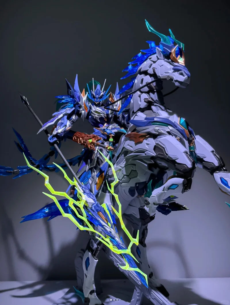 In Stock Motor Nuclear Mnp-Xh05 Zhaoyun Assembling Alloy Skeleton Mecha Tianyouxing Longdanhujiang With Horse Movable Model Toy