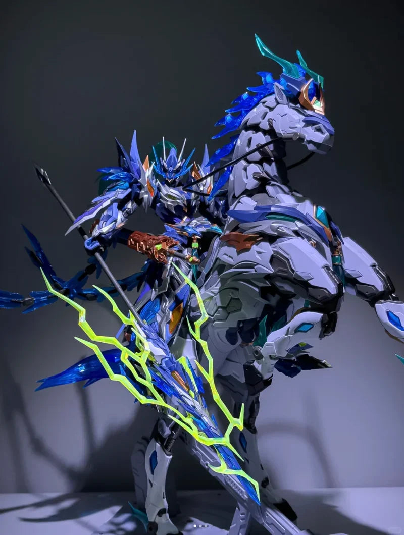 In Stock Motor Nuclear Mnp-Xh05 Zhaoyun Assembling Alloy Skeleton Mecha Tianyouxing Longdanhujiang With Horse Movable Model Toy