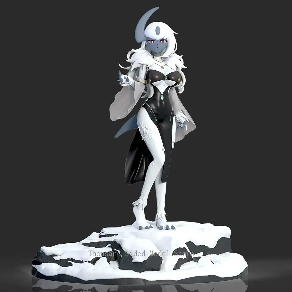 IDPLAYER Pokemon Sexy Disaster Beast Absol GK Model Toys 18CM Original Kawaii Anime Figure Collectible Toys