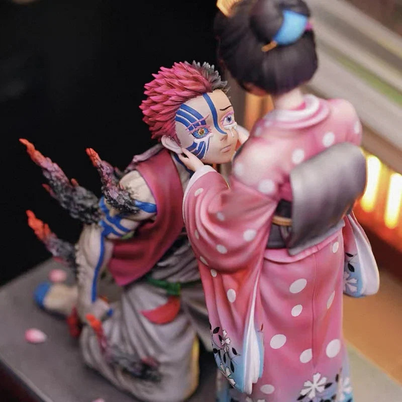 Demon Slayer Kimetsu No Yaiba Hakuji Koyuki Akaza Anime Figure Cute Lover Plush Doll Decoration Figure Valentine'S Day Gift