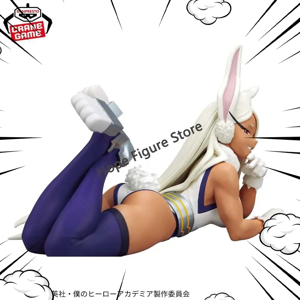 In Stock Original BANPRESTO GLITTER&GLAMOURS Mirko Figure Anime My Hero Academia Figure Model Genuine Toy