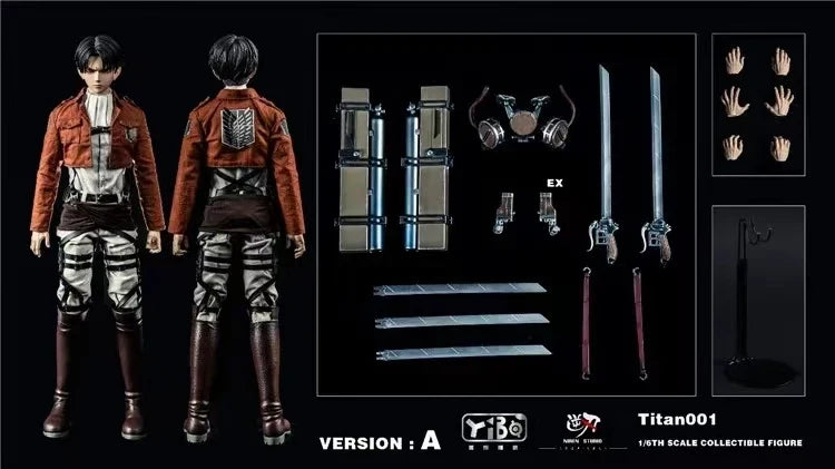 【MT】Original YIBO TOYS Niren Studio YB-R2013 Levi Ackerman 1/6 Action Figure Model Toys