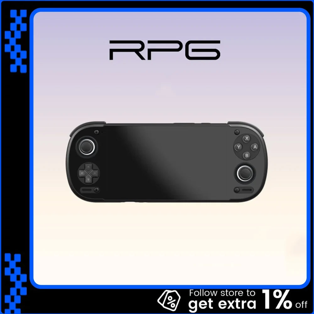 Retroid Pocket 6 RP6 Android Game Console 5.5Inch 1080P 120Hz AMOLED Screen 6000mAh Hall-Effect Trigger 8GEN2 Handheld Consoles