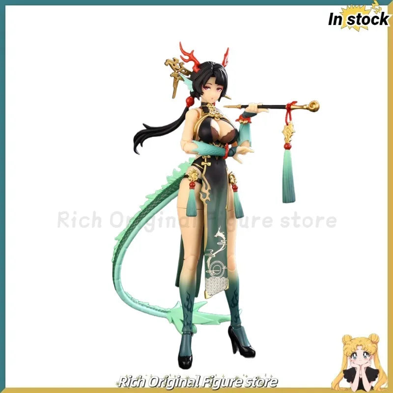 In Stock CANG-TOYS Twelve Wars Xiao Qing Long.Long 1/12 Finished Machine Girl Series Super Mobile Model Toys