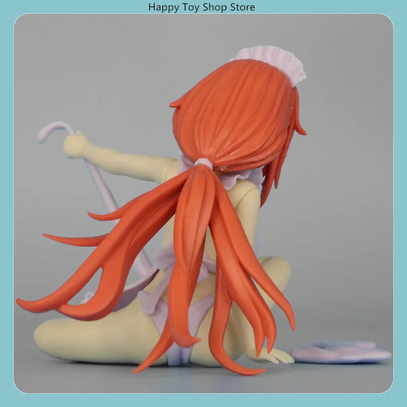 Brain Hole Student Council Michinoku Komaro 10.2cm School Uniform Sitting Pose Anime Figure Statue Desktop Decoration Gift