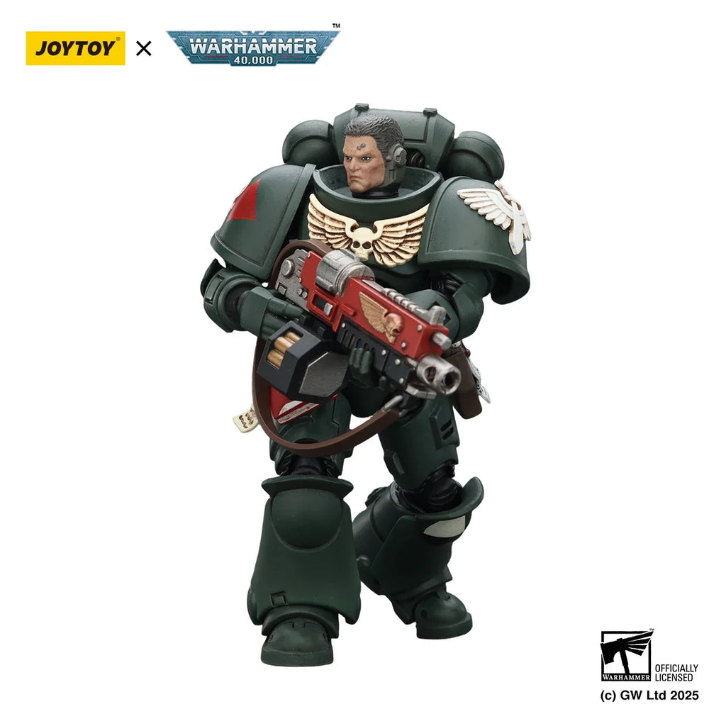JOYTOY Warhammer 40K 1/18 Action Figure Dark Angels Intercessors Brother Nadael Asharr figures Toys