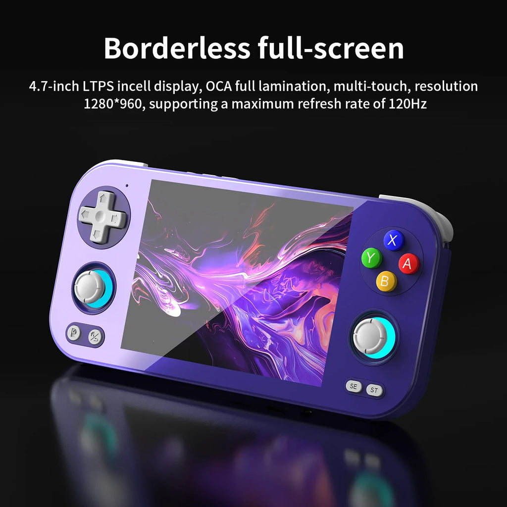 ANBERNIC RG 476H Handheld Game Console 4.7" LTPS  In-Cell Borderless full Screen Android RG476H Video Games Player 1080p-DP Out
