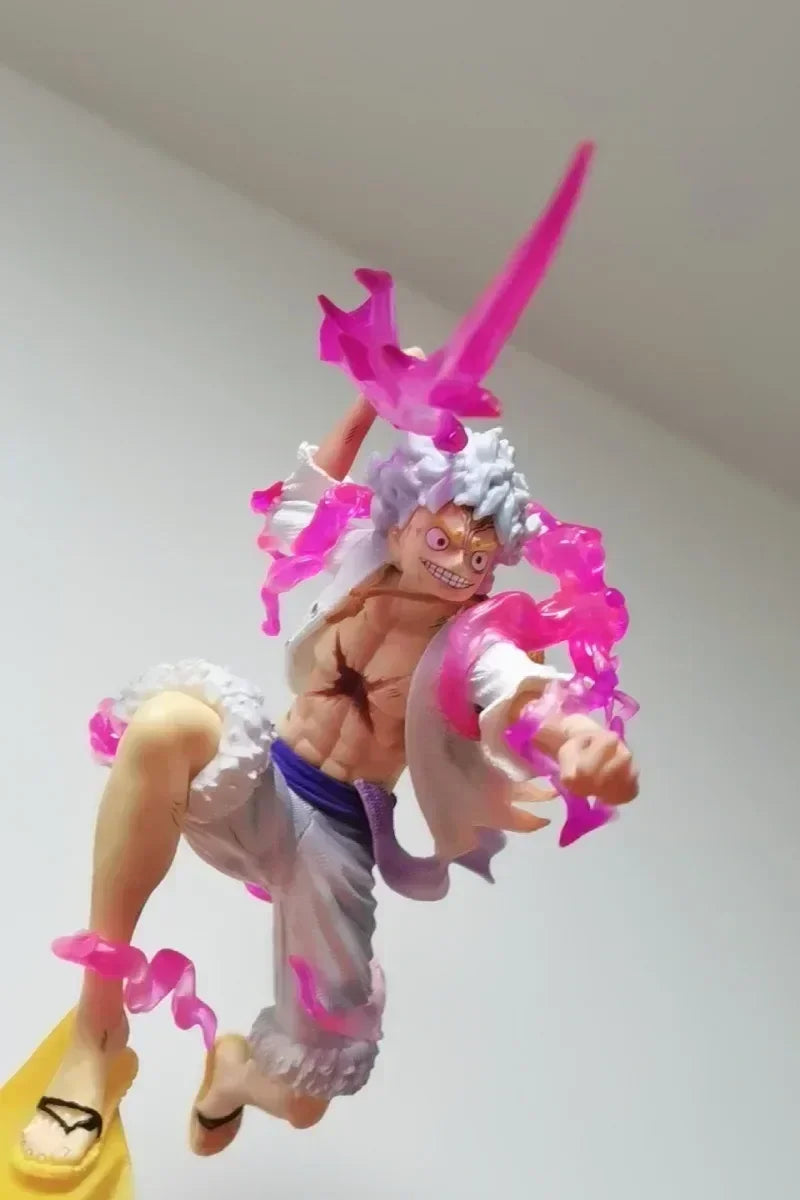 One Piece Anime Figures Gear 5 Luffy Sun God Nika Figure 50cm Pvc Figurie  Gk Statue Collectible Model Decoration Anime Kids Gif