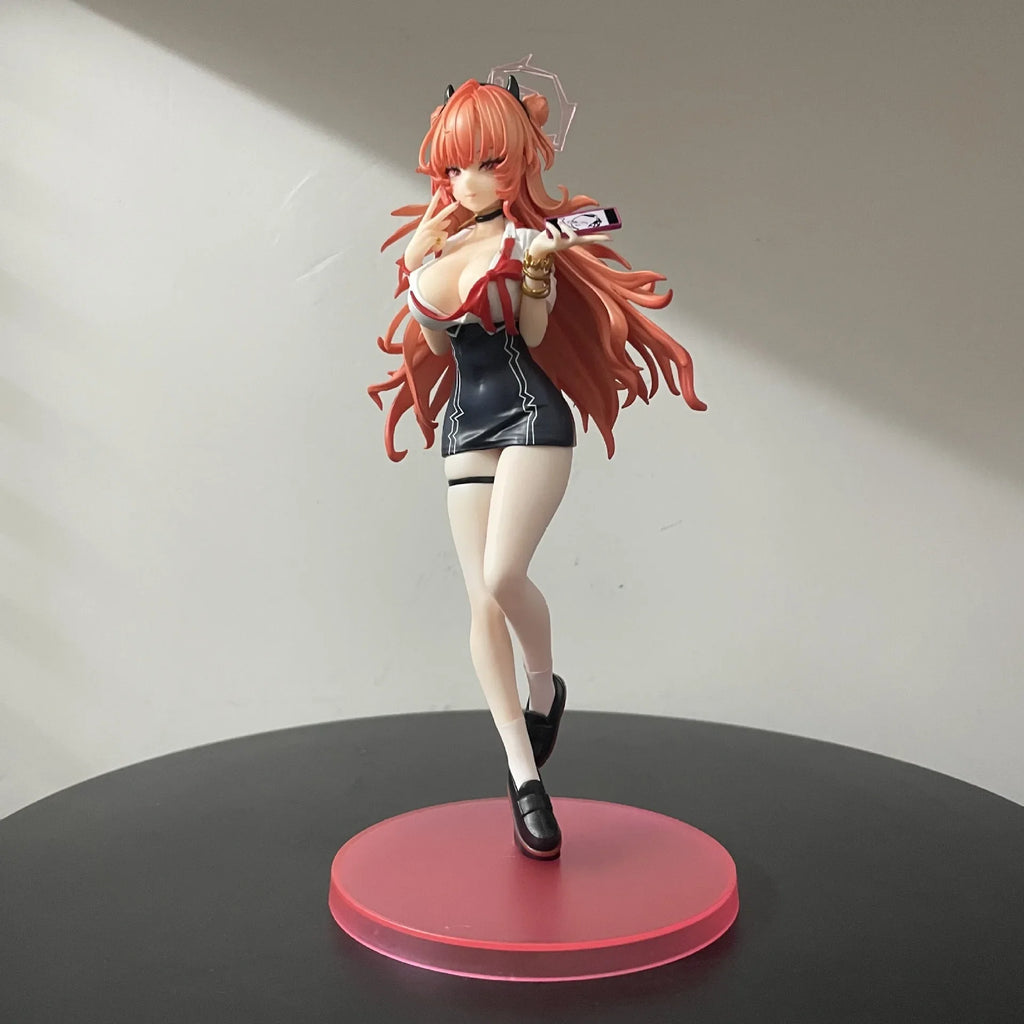 Blue Archive Yozakura Kirara Anime Night Blooming Cherry Girl 23cm Standing Pose Anime PVC Figure Statue Desktop Decoration Gift