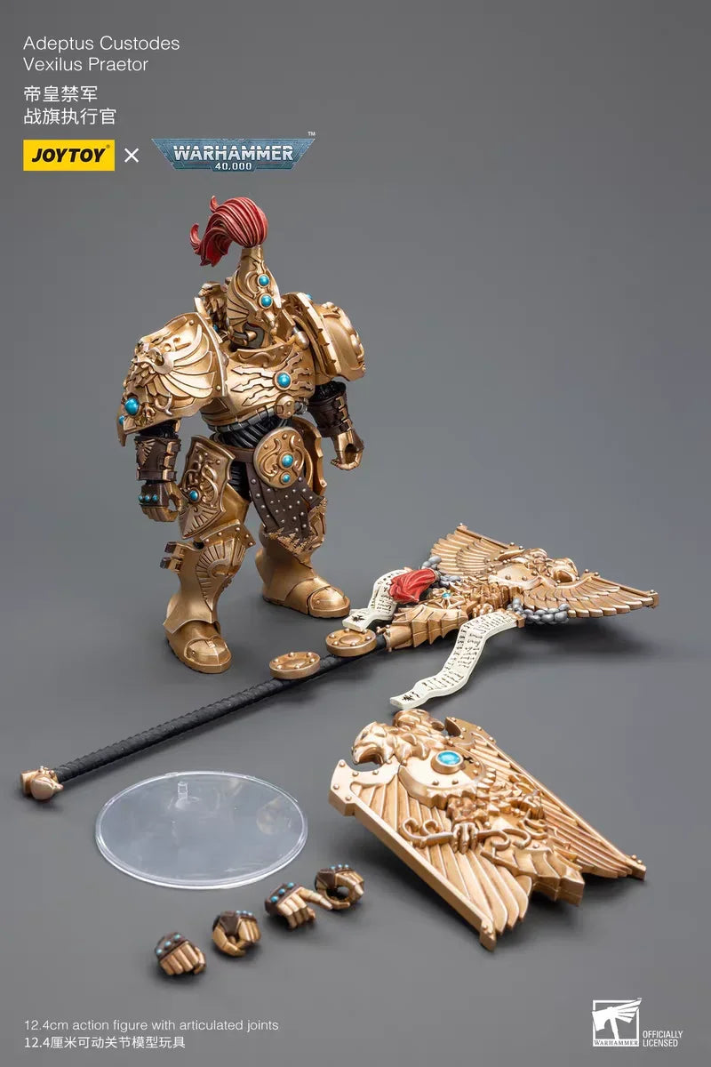 【In Stock】JOYTOY 1/18 Action Figure Warhammer 40K Adeptus Custodes Vexilus Praetor Toys