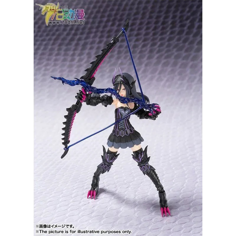 BANDAI Original AGP SERIES Soul MIX Black Eclipse Dragon Princess Anime Action Figures Toys for Boys Gift Collectible Ornaments