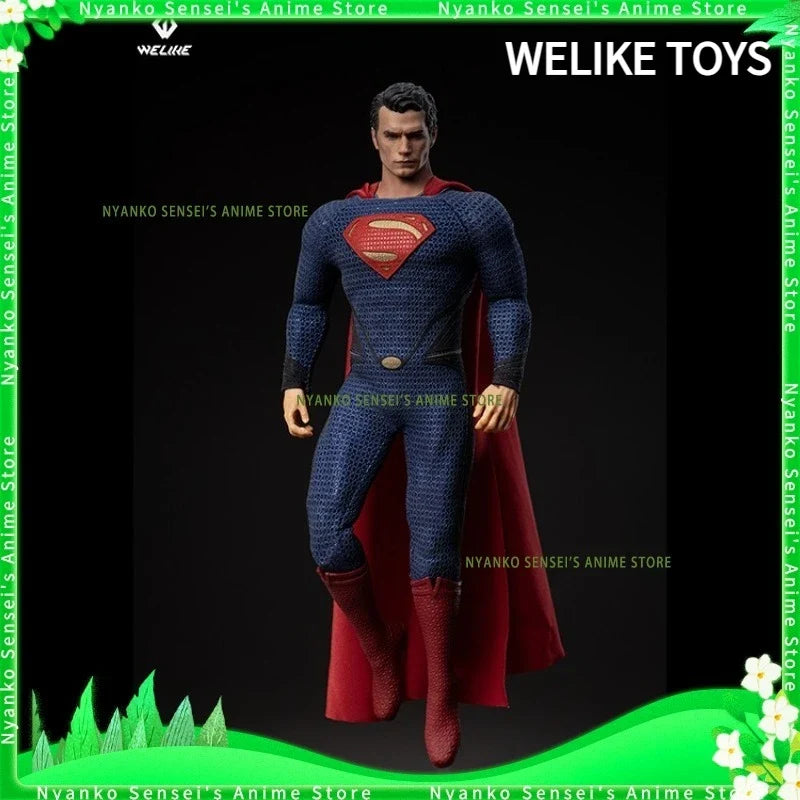 In Stock WELIKE TOYS Son of Krypton Superman 1/12 Scale Fabric Suit Action Figure WLT03 Anime Models Toy Doll Gift Collectible