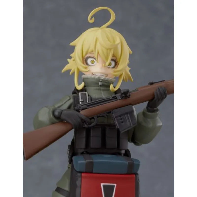 Max Factory Figma #439 Tanya Degurechaff - 130mm Movable Doll, PVC/ABS Material, All-Ages Action Figurine for Anime Collectors